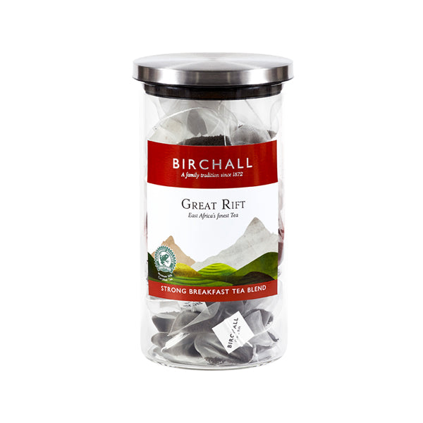 Birchall Glass Tea Display Jar
