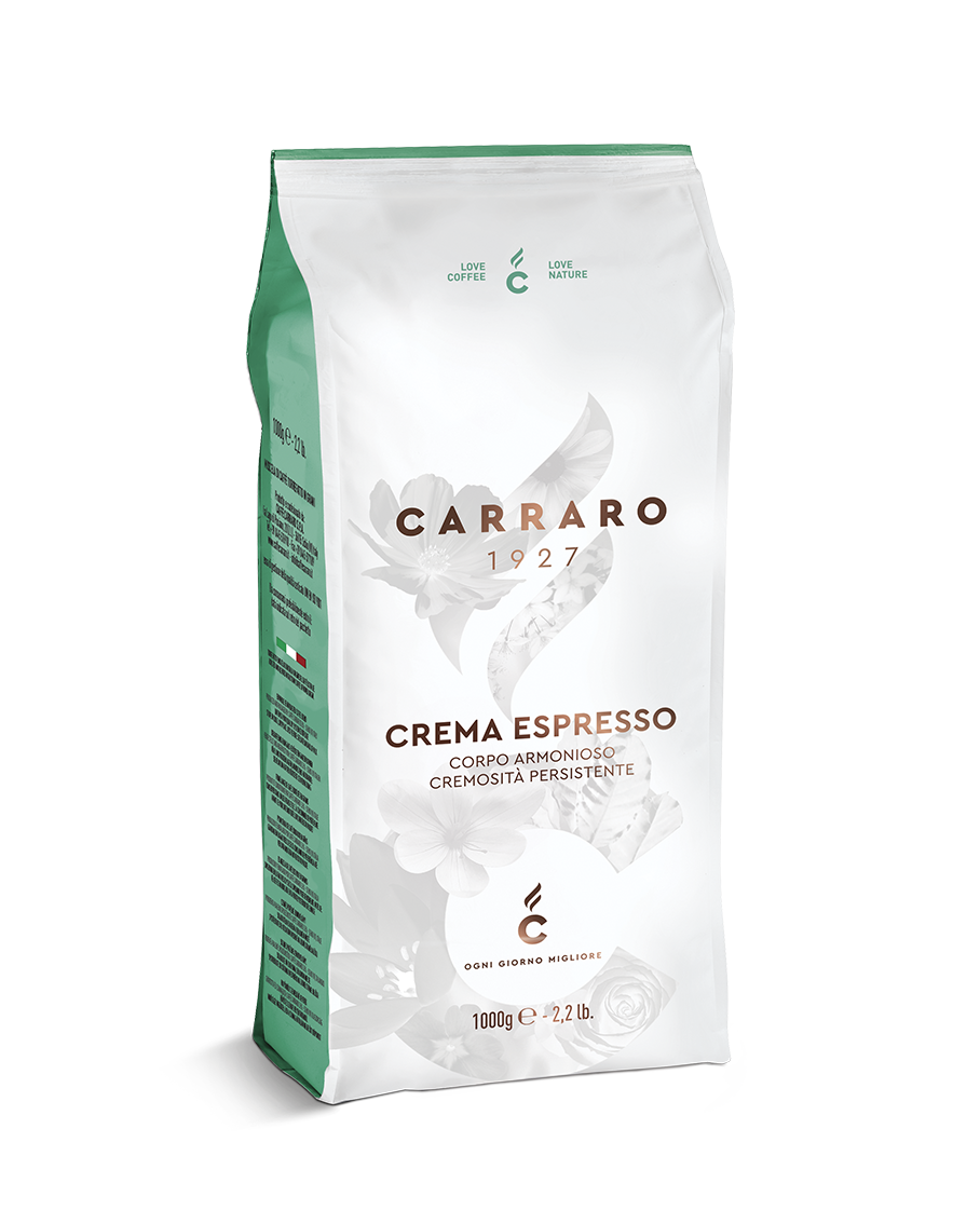 Carraro Crema Espresso Italian Coffee Beans 1kg