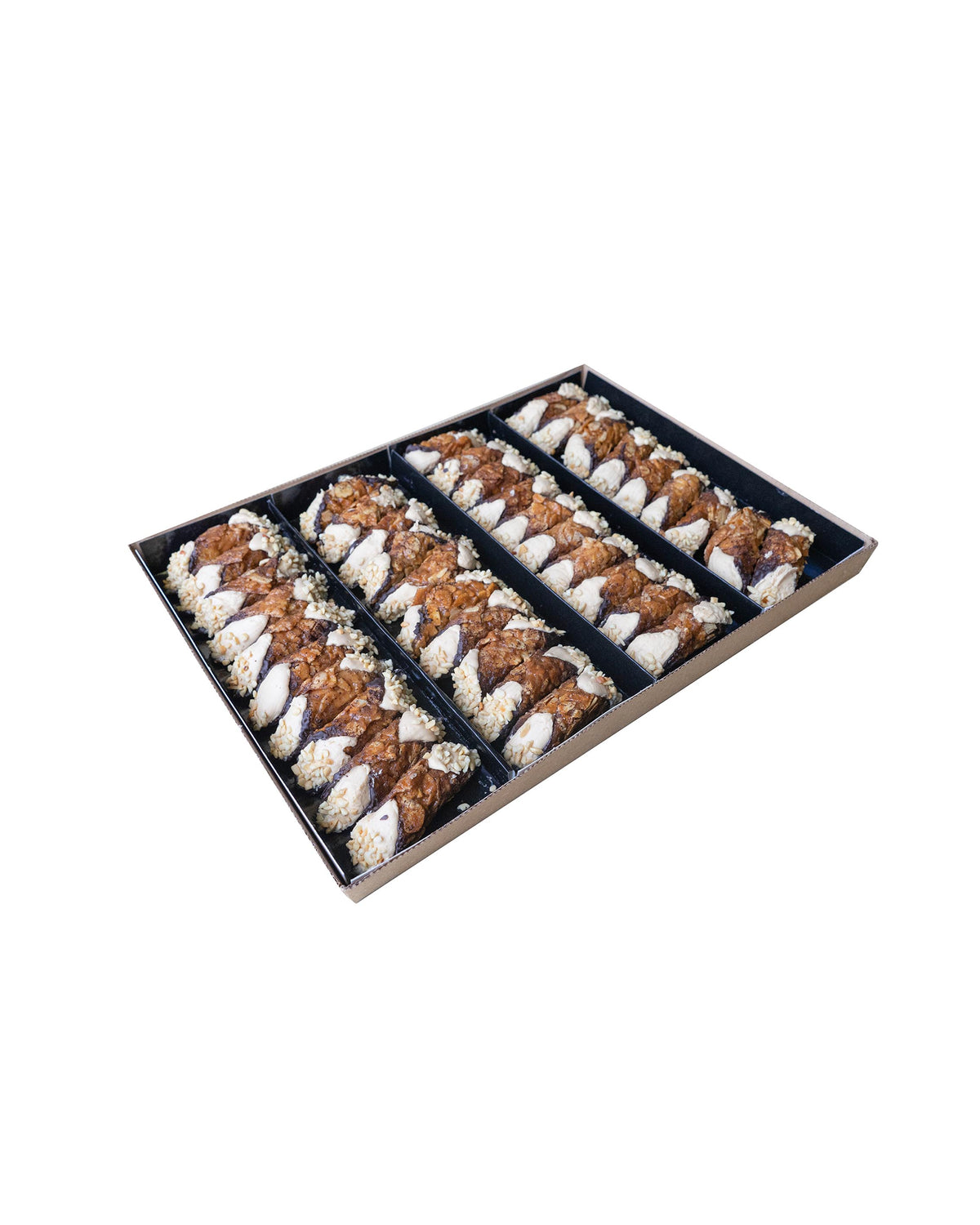 Diforti Gluten-Free Sicilian White Chocolate Cannoli – 1.5kg Catering Tray