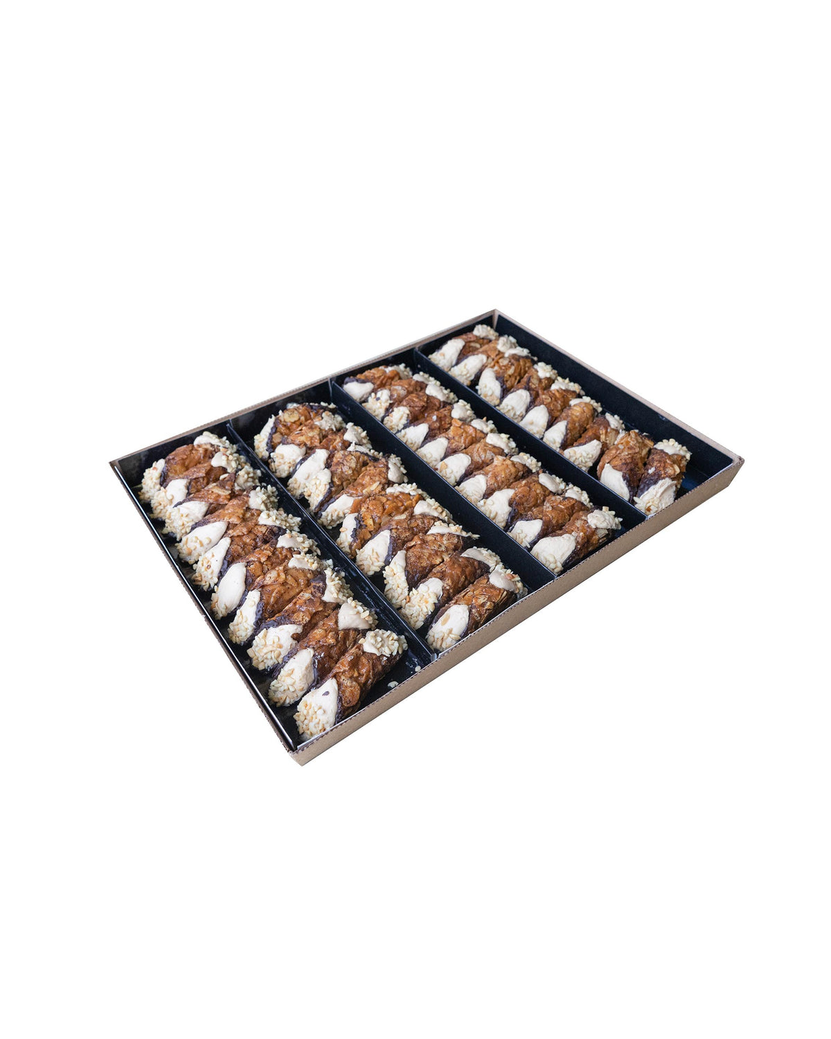 Diforti Gluten-Free Sicilian Hazelnut Cannoli – 1.5kg Catering Tray